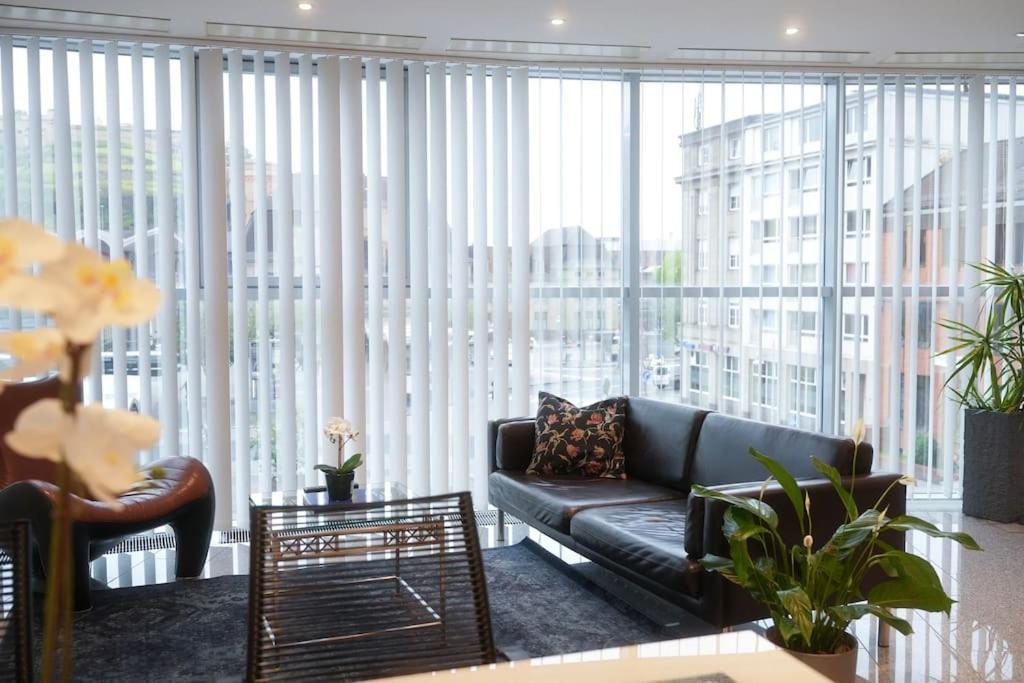 Exklusive Stadtoase Design-Wohnung - Panoramablick Koblenz  Luaran gambar