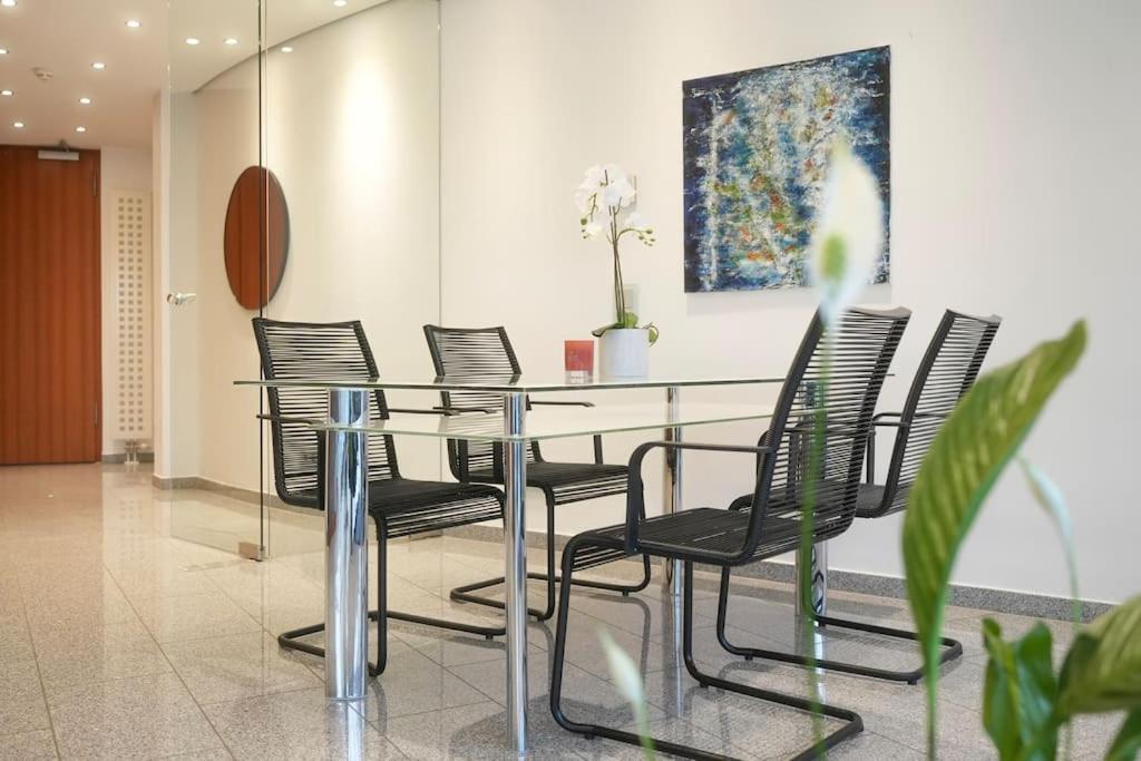 Exklusive Stadtoase Design-Wohnung - Panoramablick Koblenz  Luaran gambar